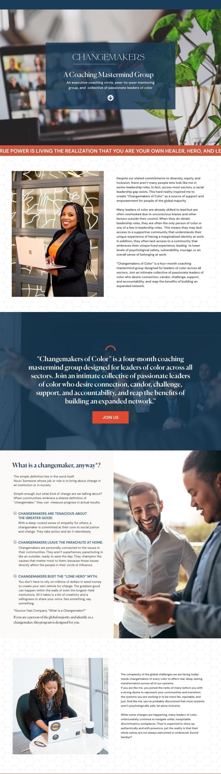 Sales Page - Changemakers of Color