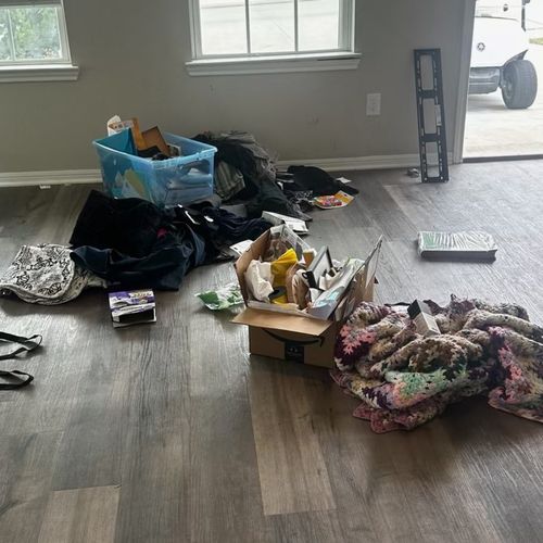 Living room cleaning (before)