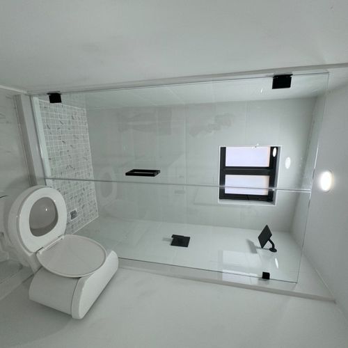 Requested to remodel a bathroom, ending up renovat