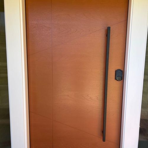 A beautiful door can make all the difference. Cust