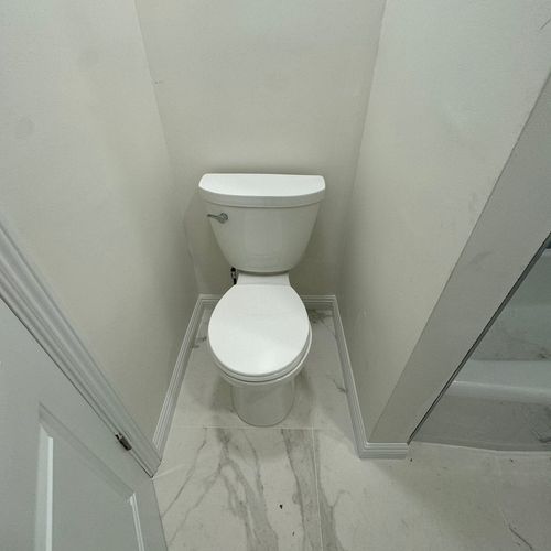 New toilet install 