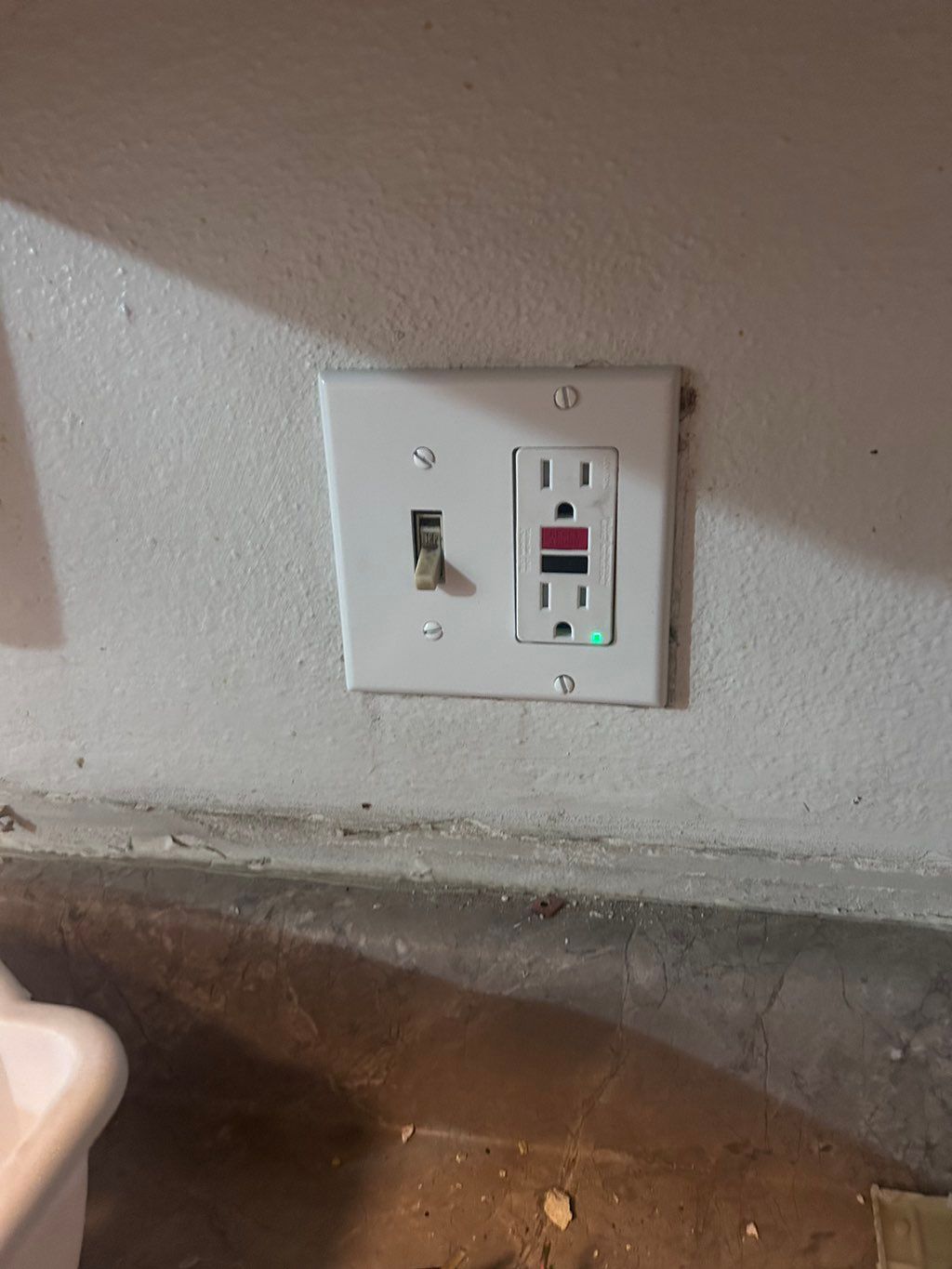 Replaced outlet