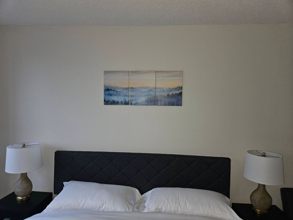 Installation of paintings