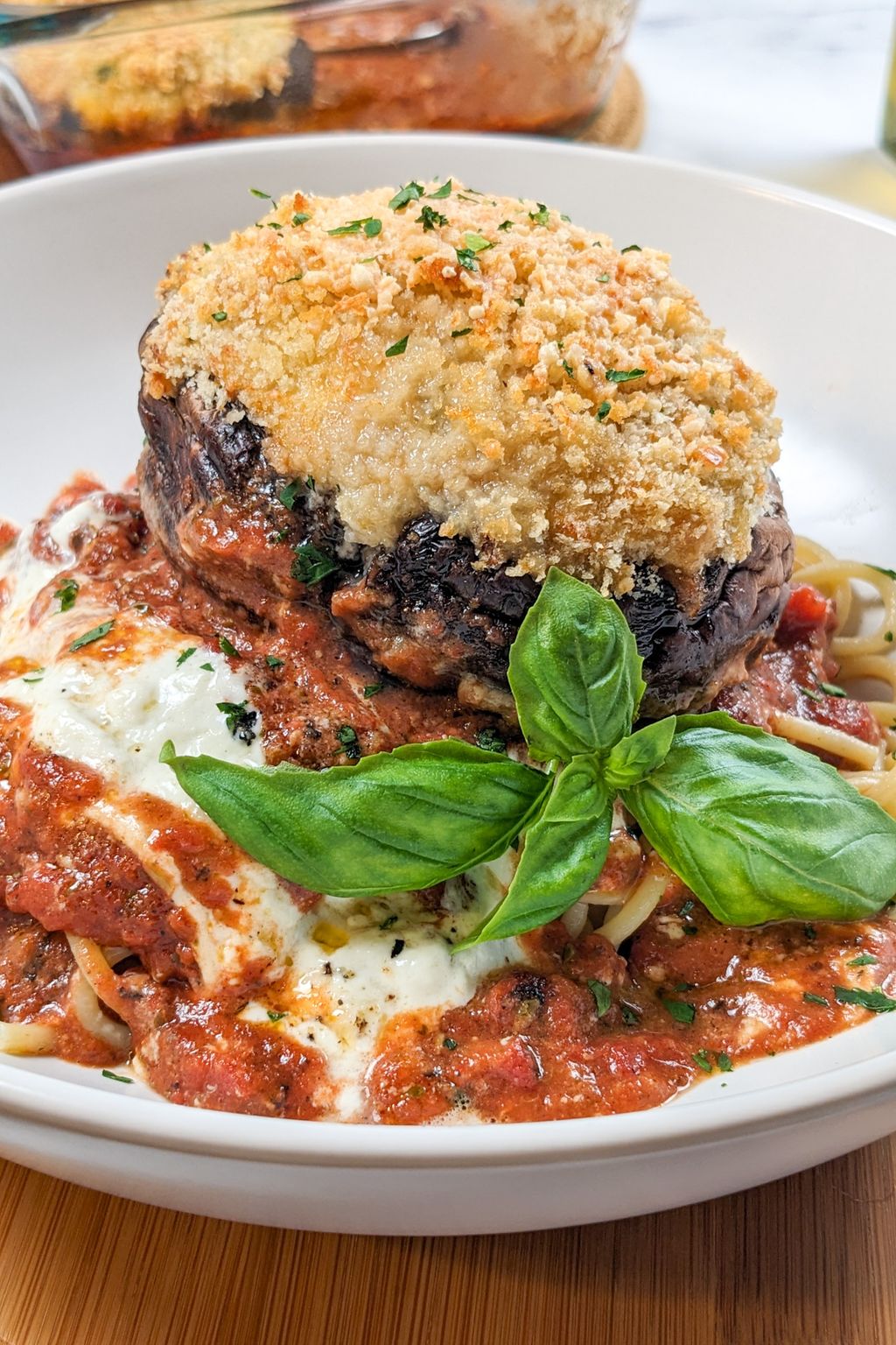 Chicken Sausage Stuffed Portobello Mushrooms: Easy