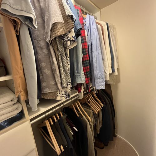 closet after