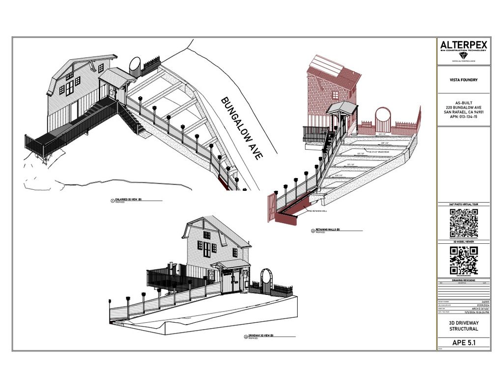 3D Model - Foundation & Driveway Structural Redesi