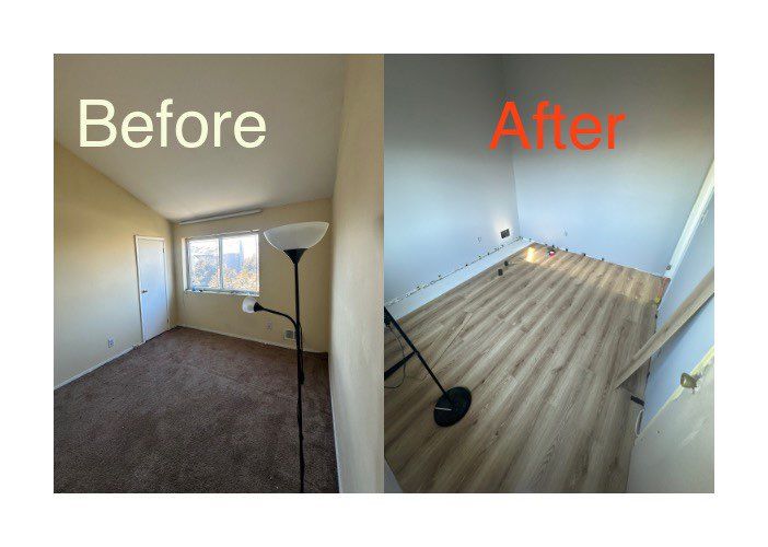 Throw out carpet , take every piece of nail to red