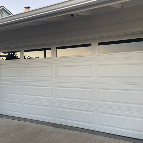 We were very pleased with our garage door experien