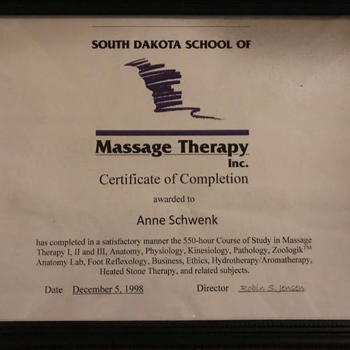 Certified in Reiki