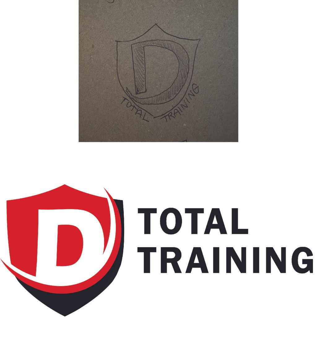 Brought a logo sketch to life for a Personal Train