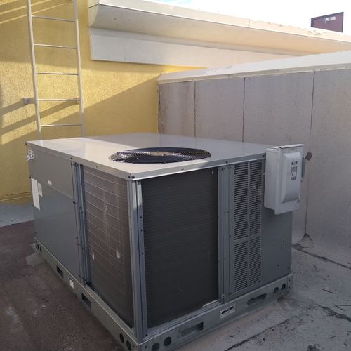 Commercial Package Unit Install