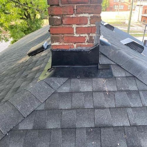 Roofing and Flashing Installation