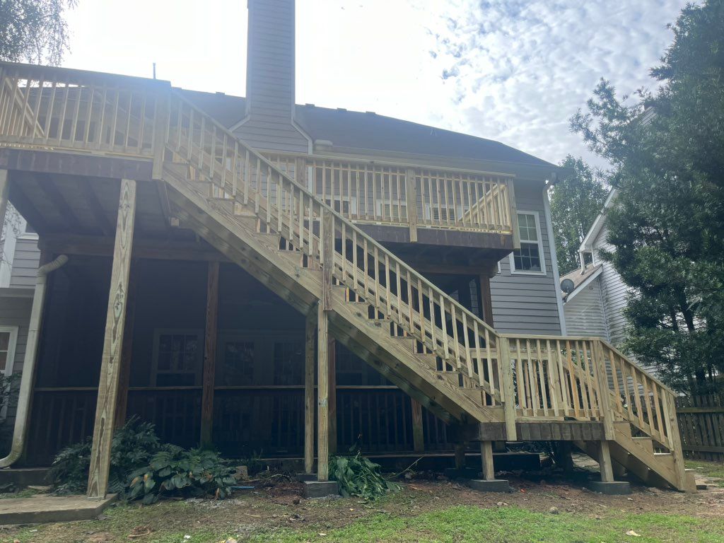 AG Builds re-built our rotting deck for us and did