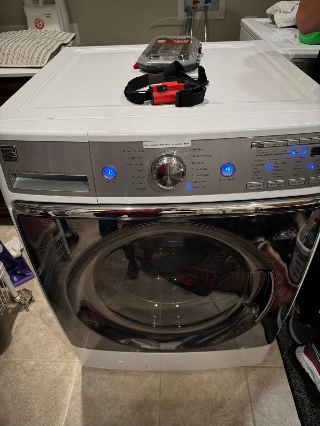 Kenmore washing machine replaced rotor sensor and 