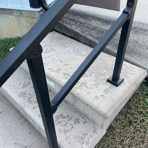 Handrail installation 