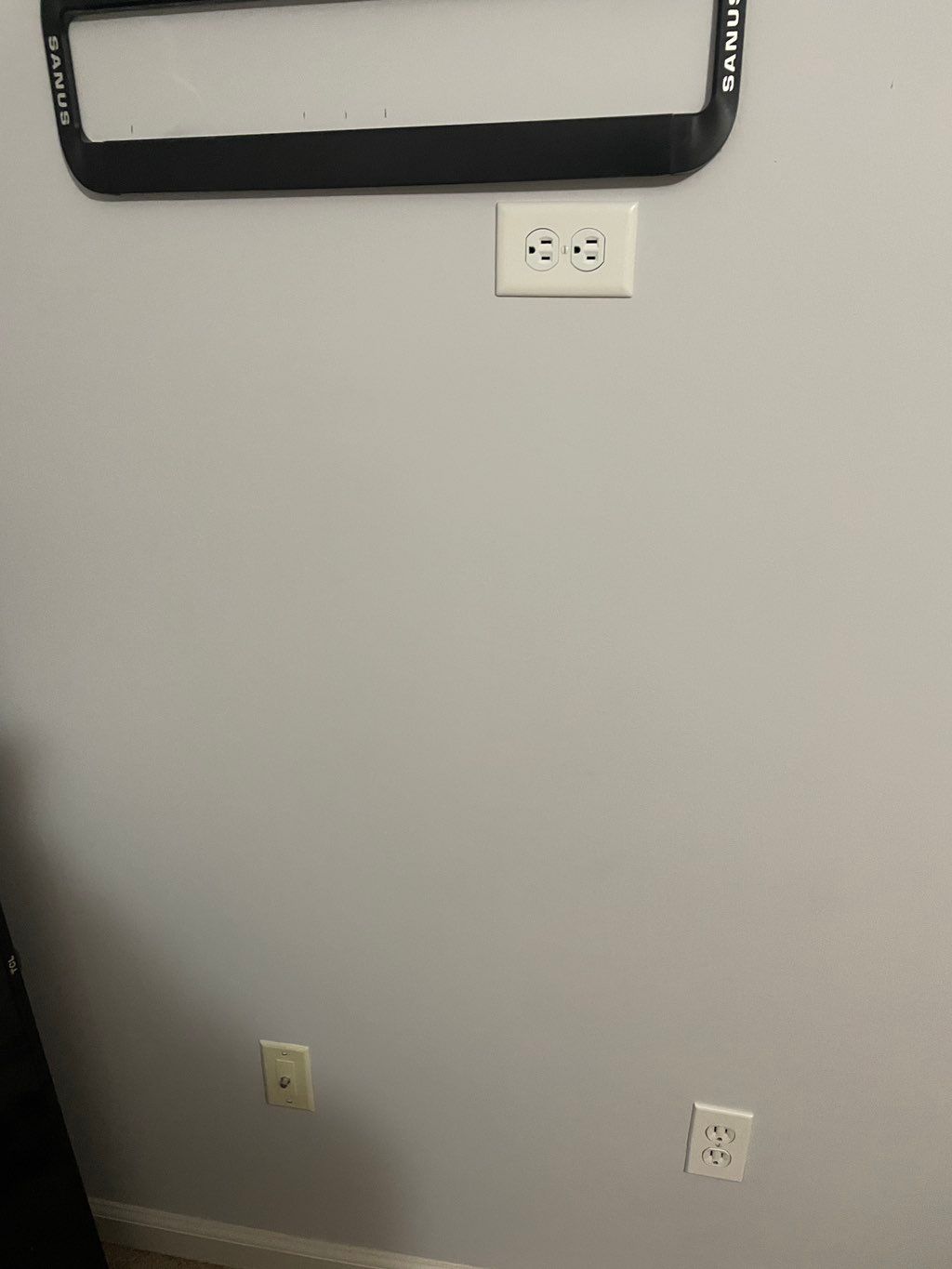 Tv mount installation 