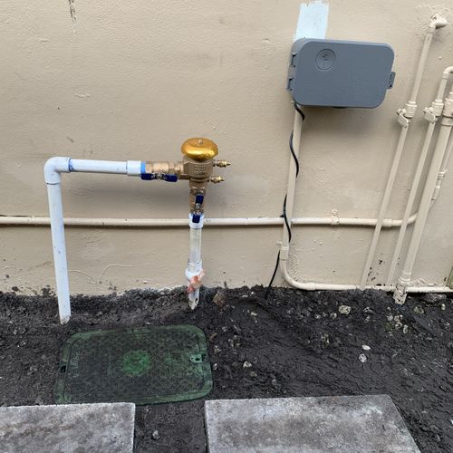 Smar controller, backflow preventer, and zone valv