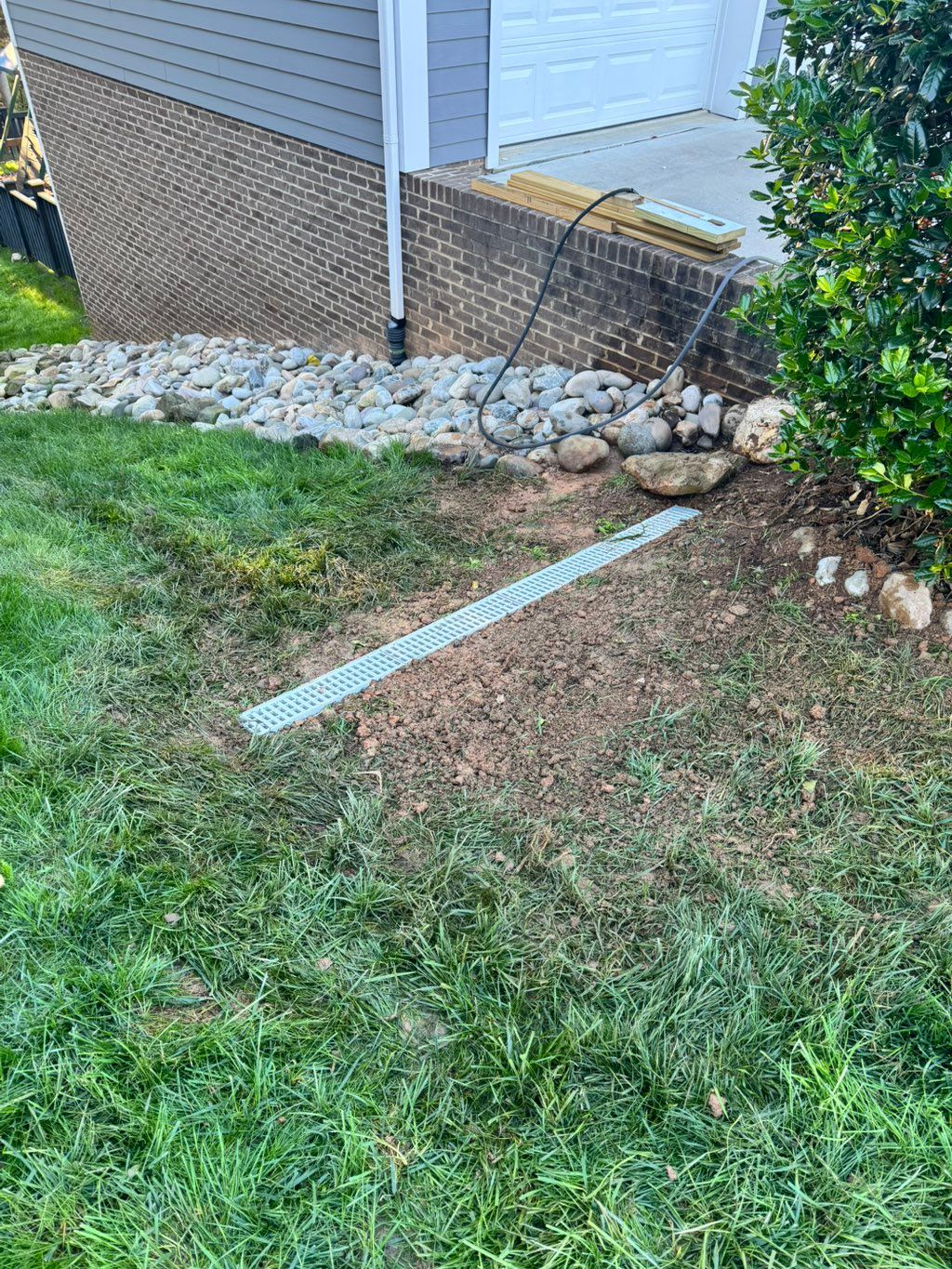 water drainage installation