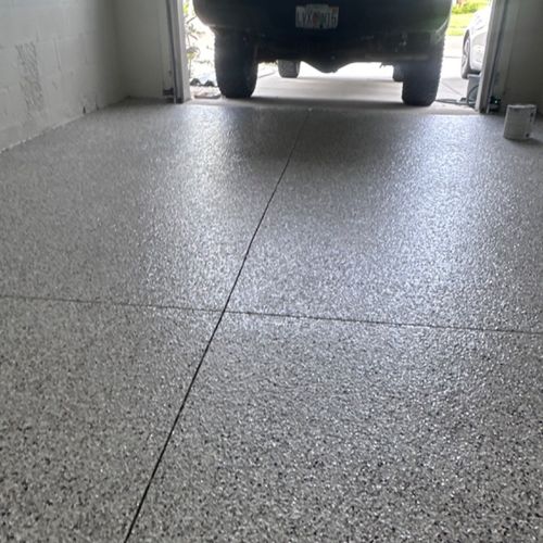 They did my garage floor
And it looks amazing !!!