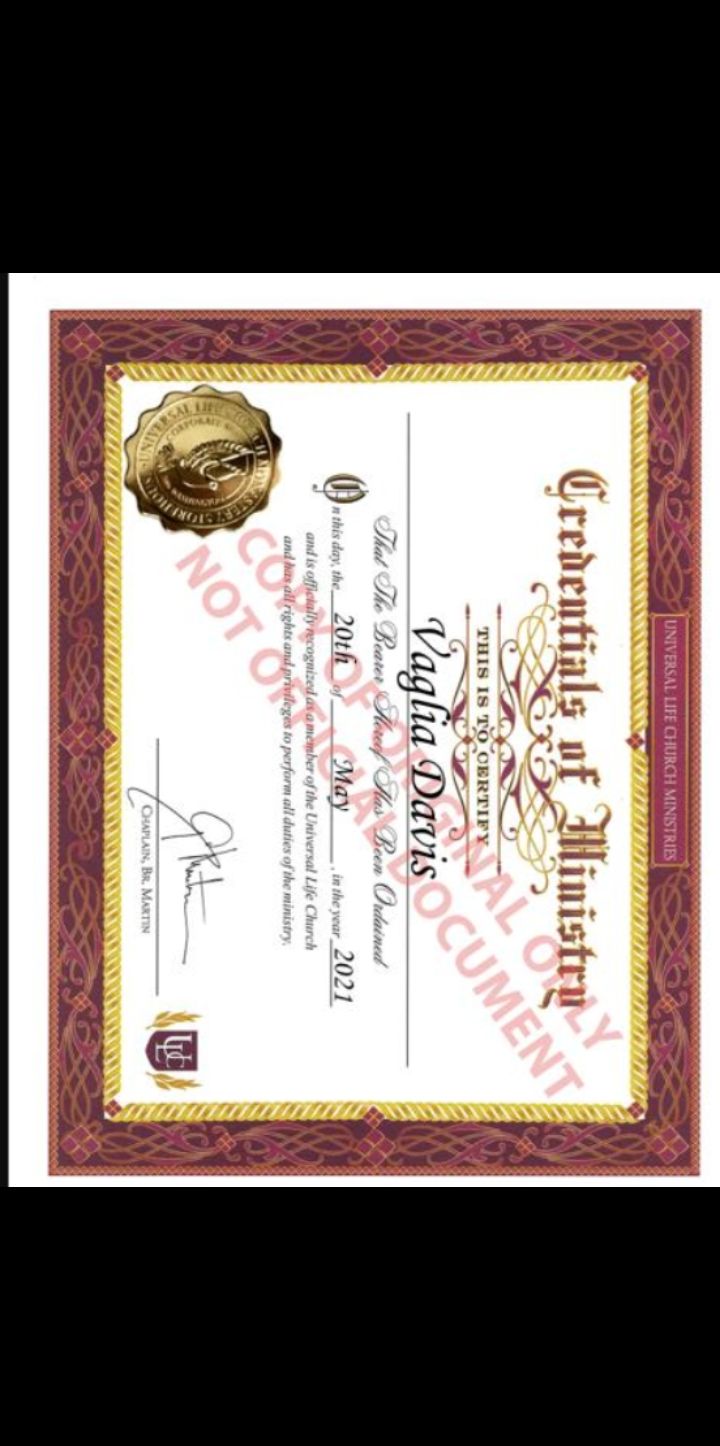 Ordained Minister