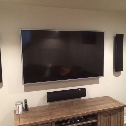 Excellent TV mounting service from Prosdetailing. 