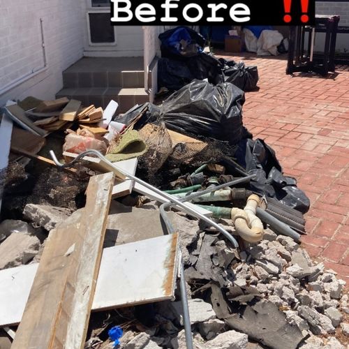 remodeling your home call us to get debris out of 