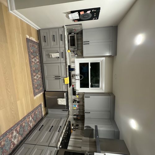 We hired KCI for a complete kitchen remodel, inclu