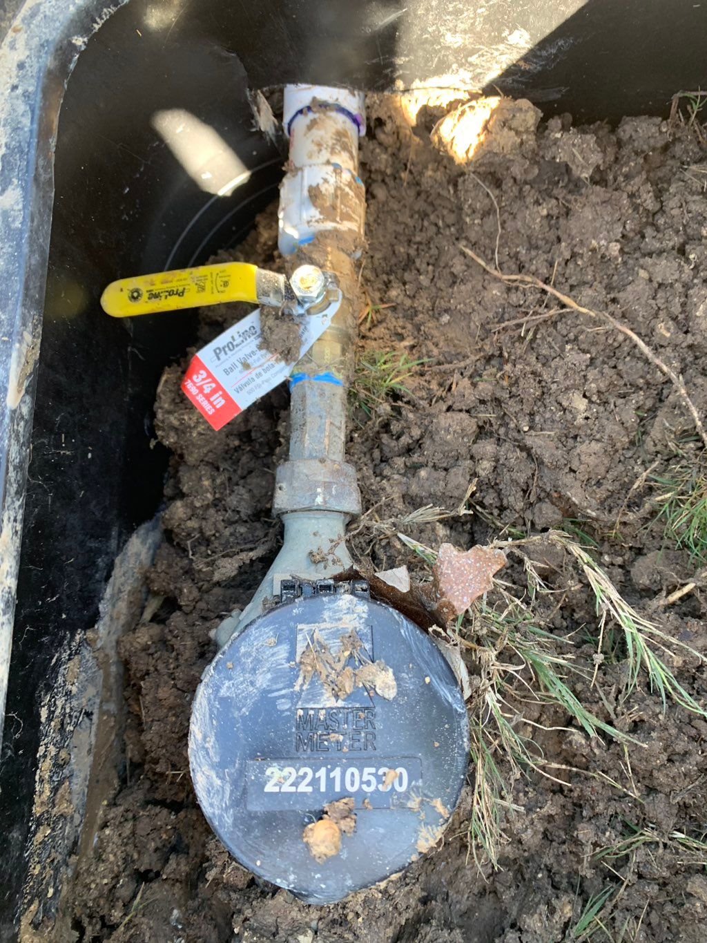 Leaking water supply repair