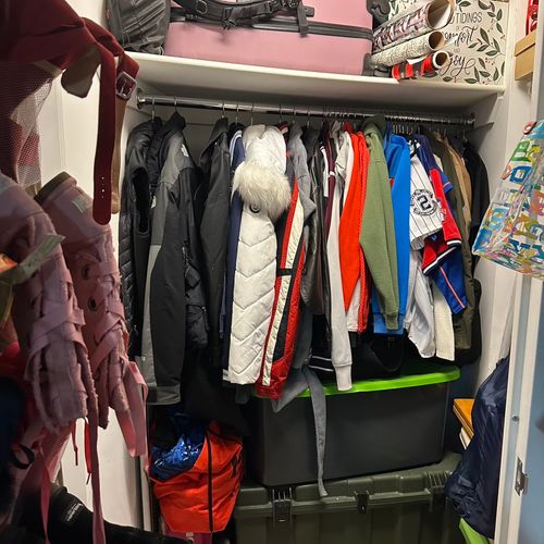 Utility and coat closet 