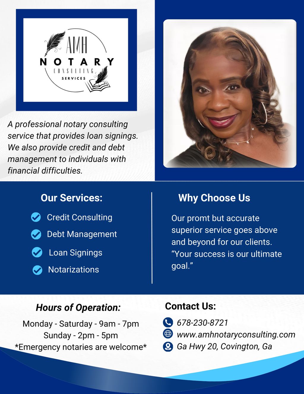 AMH information brochure
