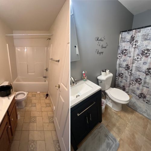 Bathroom remodel 