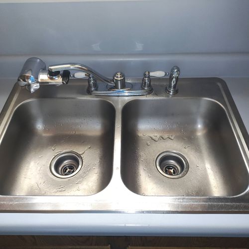 New sink no leaks 