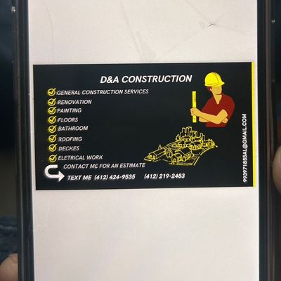 Avatar for D&A construction