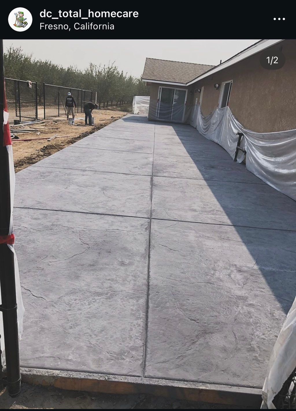 Concrete Patio 