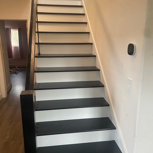 Stair Drywall and Paint 