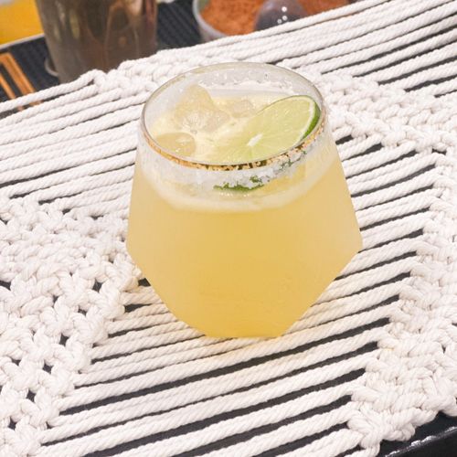 Classic Margarita! Made with fresh squeezed lime j