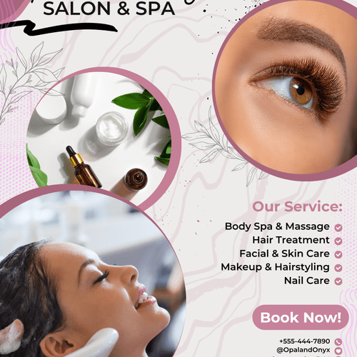 Graphic Design- Salon Flyer