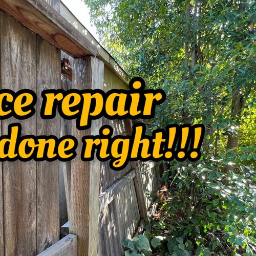 Fence and Gate Repairs