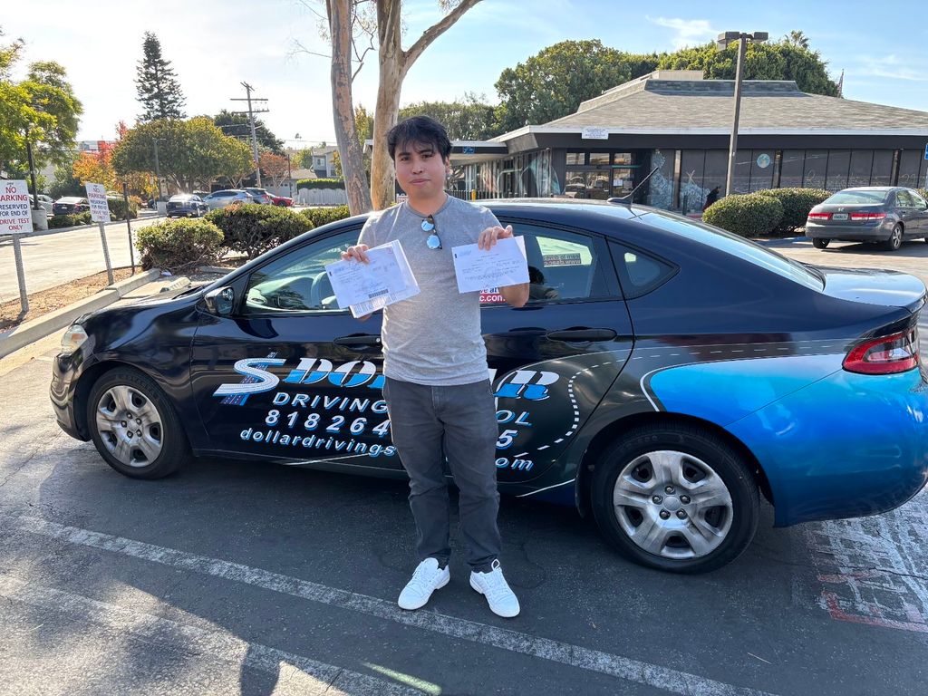 Another Happy Dollar Driving School Student!!