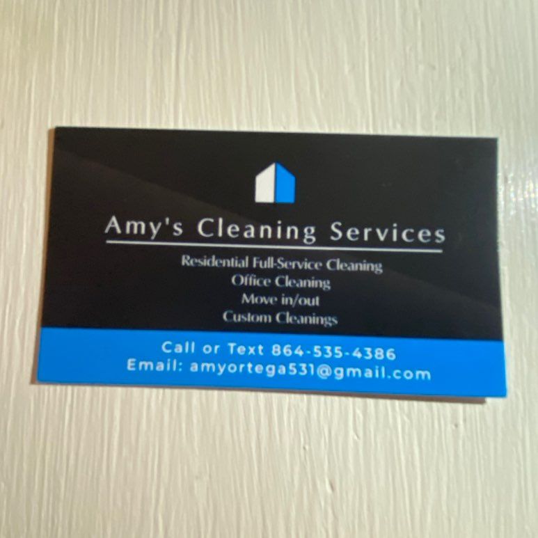 Amy’s cleaning service