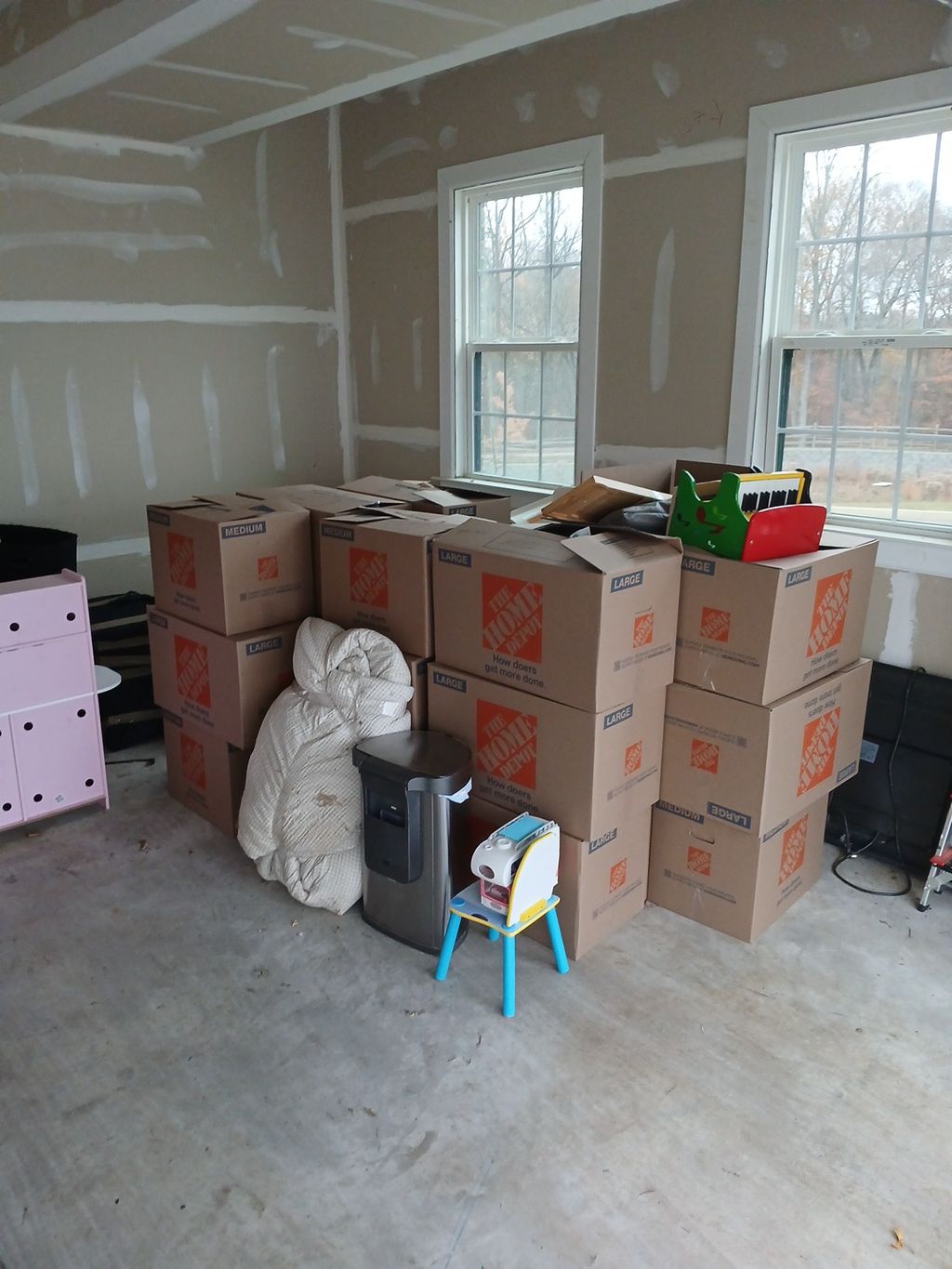 Staging the garage 📦 