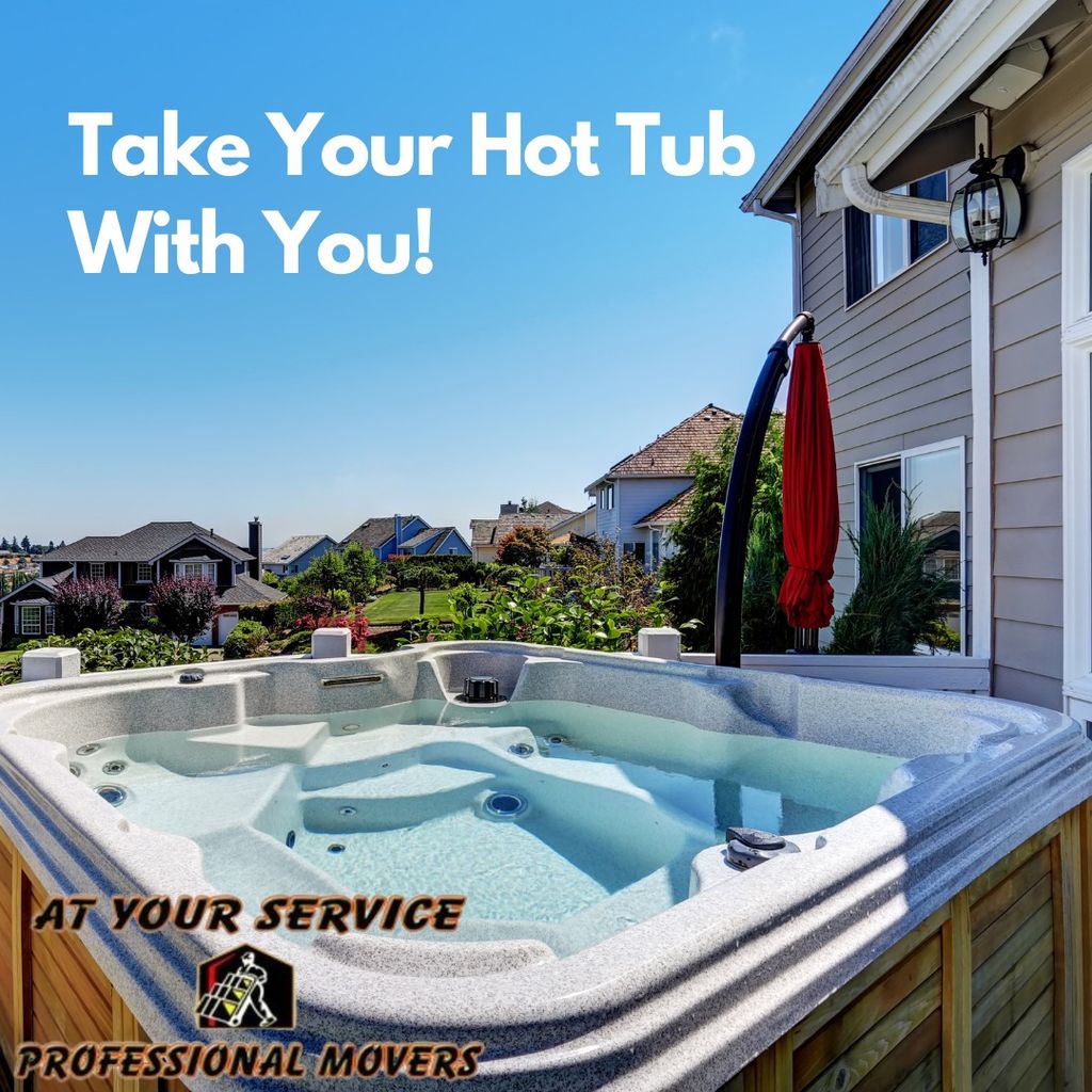 professional hot tub movers