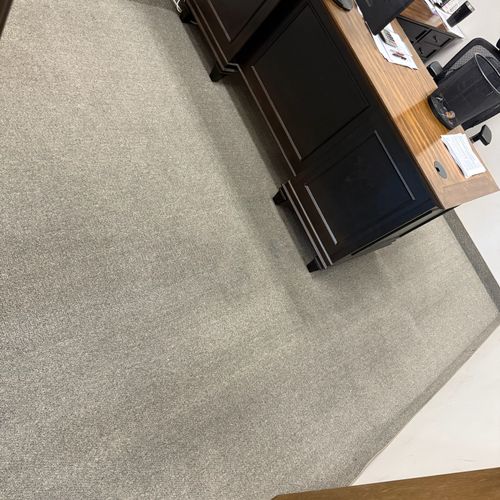 Commercial carpet after clean 