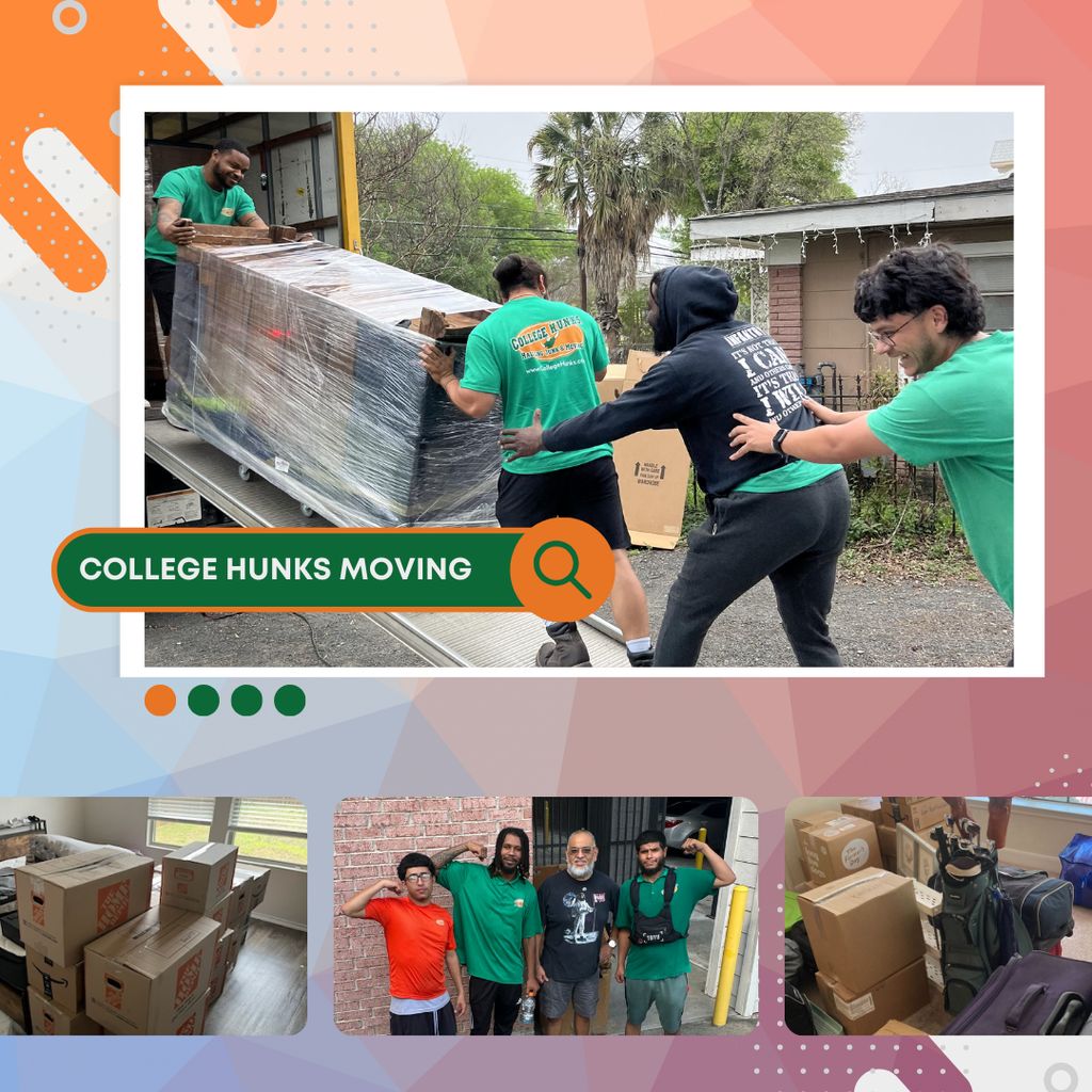 Making moves with smiles! 📦🚚 1️⃣ Packing up 2️⃣ Ha