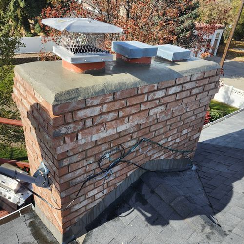 after chimney repair 