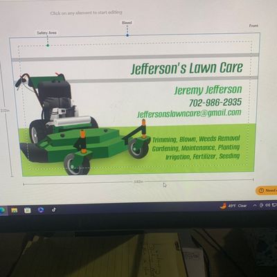 Avatar for Jefferson's Lawn Care