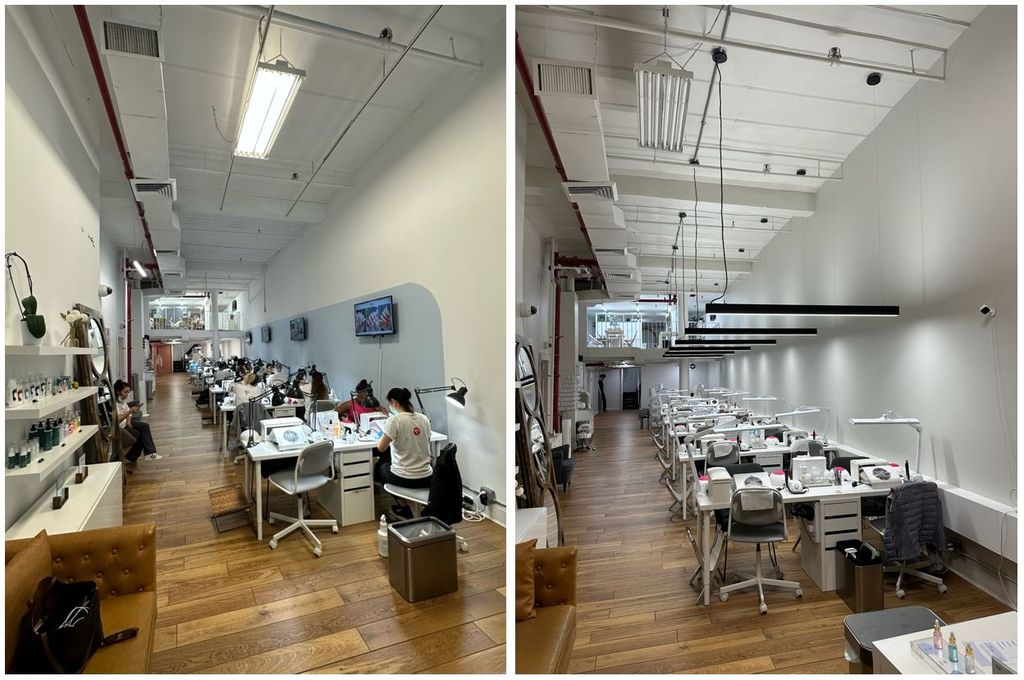 nail saloon renovation