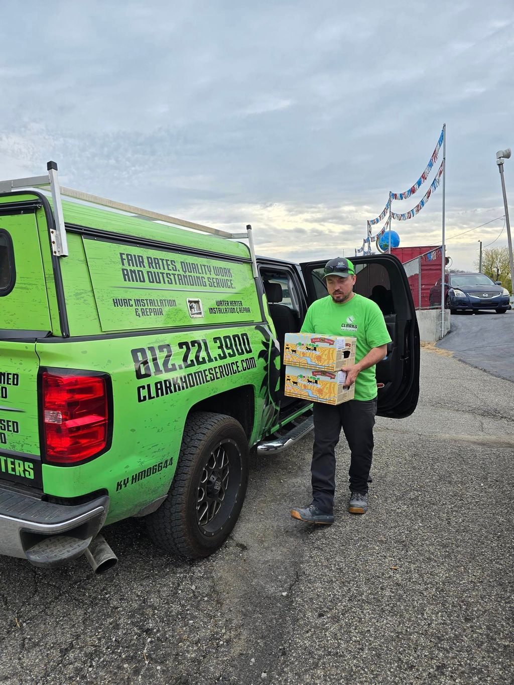 Turkey giveaway for local charity 