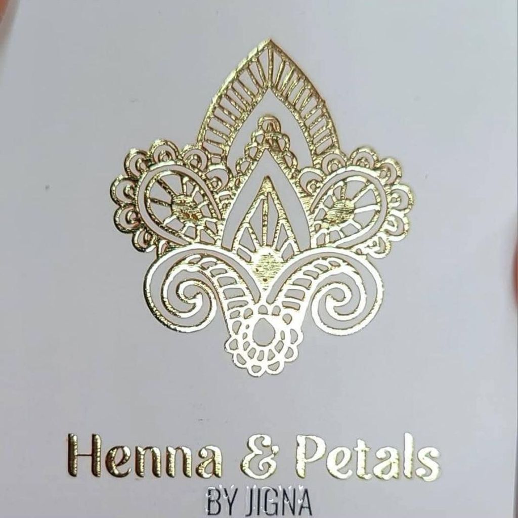 Henna & petals by jigna