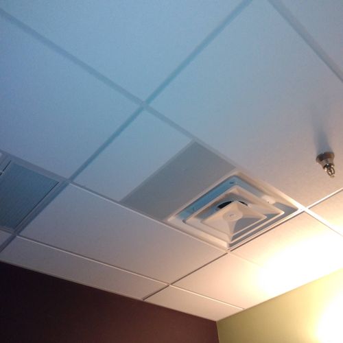 ceiling tile installation